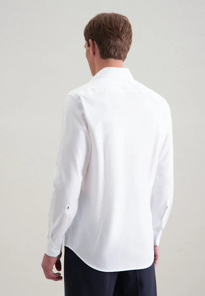 Shaped Business Hemd Uni in Weiß |  Seidensticker Onlineshop