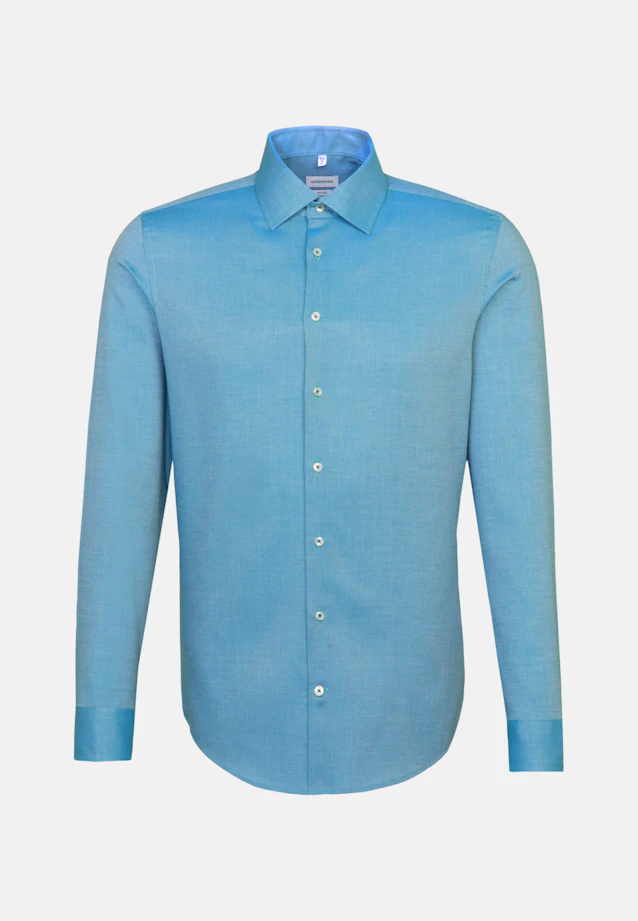 Shaped Chemise d'affaires Uni in Turquoise |  Seidensticker Onlineshop