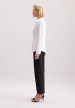 Slim Fit Shirt Blouse with Darts in White |  Seidensticker Onlineshop