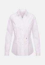 Hemdbluse mit Abnähern slim fit in Weiß |  Seidensticker Onlineshop