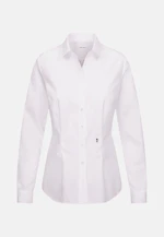 Chemise blouse slim avec pinces in Blanc |  Seidensticker Onlineshop