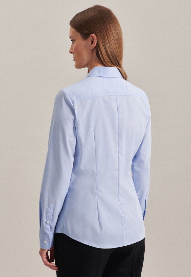 Collar Shirt Blouse in Light Blue |  Seidensticker Onlineshop