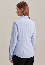 Non-iron Fil a fil Shirt Blouse in Light Blue |  Seidensticker Onlineshop