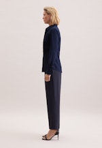 Hemdbluse mit Abnähern slim fit in Dark Blue |  Seidensticker Onlineshop