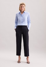 Hemdbluse mit Abnähern slim fit in Hellblau |  Seidensticker Onlineshop