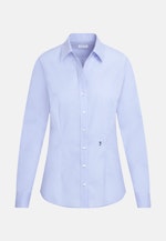 Hemdbluse mit Abnähern slim fit in Hellblau |  Seidensticker Onlineshop