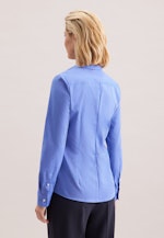 Hemdbluse mit Abnähern slim fit in Dunkelblau |  Seidensticker Onlineshop