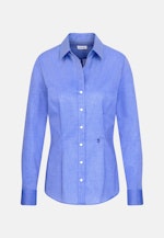 Hemdbluse mit Abnähern slim fit in Dunkelblau |  Seidensticker Onlineshop