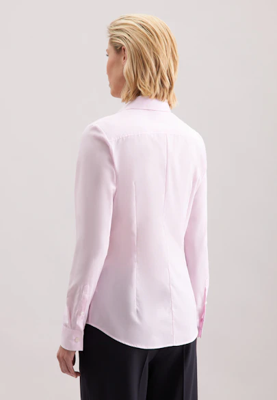Chemise blouse slim avec pinces in Rose Fuchsia |  Seidensticker Onlineshop