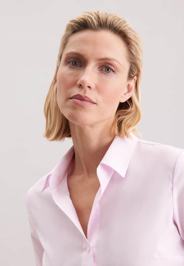 Hemdbluse mit Abnähern slim fit in Rose Fuchsia |  Seidensticker Onlineshop