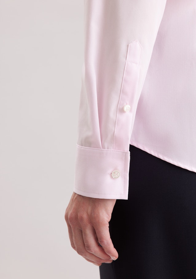 Hemdbluse mit Abnähern slim fit in Rose Fuchsia | Seidensticker Onlineshop