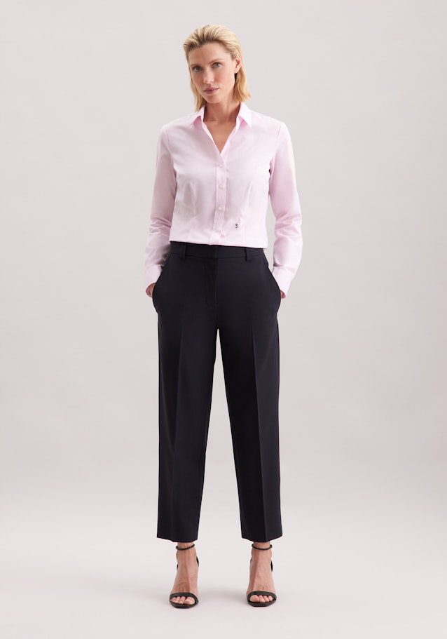 Hemdbluse mit Abnähern slim fit in Rose Fuchsia | Seidensticker Onlineshop