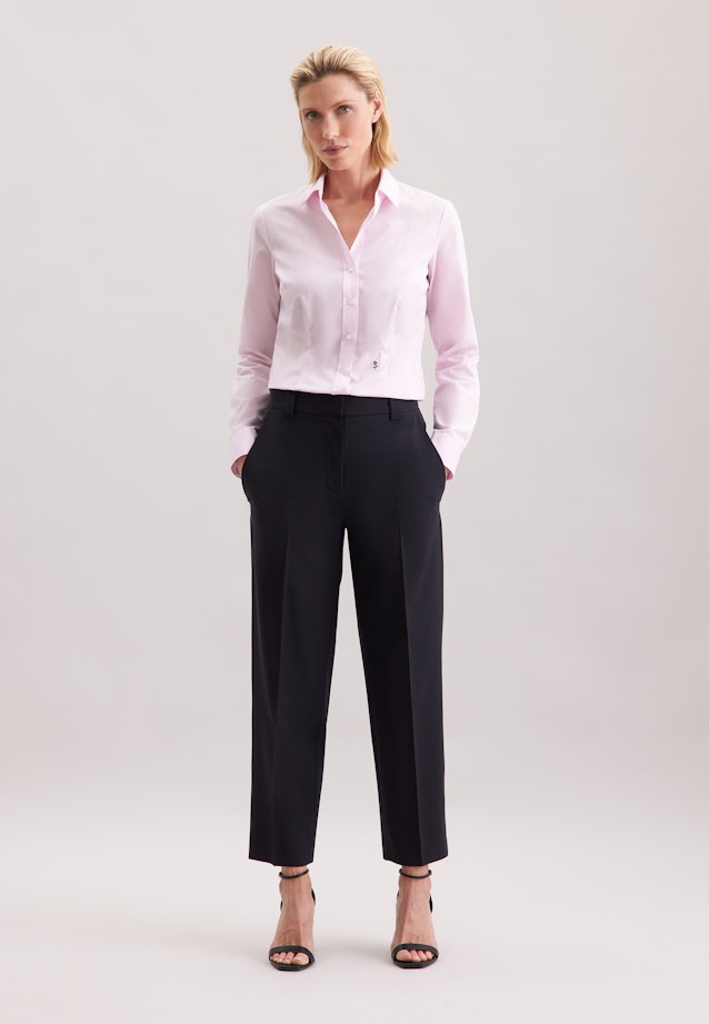 Hemdbluse mit Abnähern slim fit in Rose Fuchsia |  Seidensticker Onlineshop