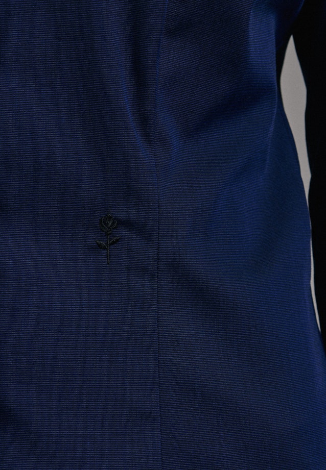 Hemdbluse mit Abnähern slim fit in Dunkelblau |  Seidensticker Onlineshop