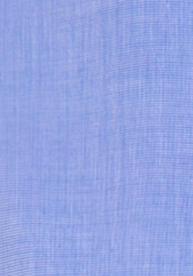 Non-iron Fil a fil Shirtblouse in Middelmatig Blauw |  Seidensticker Onlineshop
