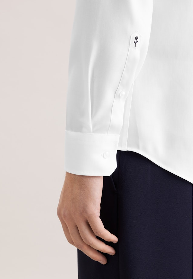Shaped Chemise d'affaires Uni in Blanc |  Seidensticker Onlineshop