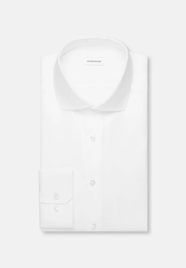 Shaped Chemise d'affaires Uni in Blanc |  Seidensticker Onlineshop
