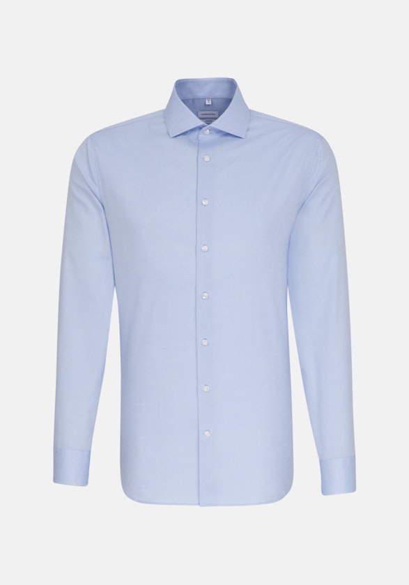 Non-iron Oxfordhemd in Shaped with Kentkraag in Lichtblauw |  Seidensticker Onlineshop
