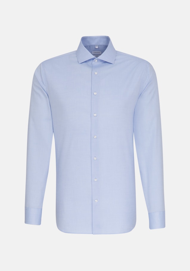 Non-iron Oxfordhemd in Shaped with Kentkraag in Lichtblauw |  Seidensticker Onlineshop