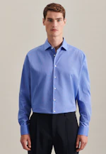 Slim Business Hemd Uni in Mittelblau |  Seidensticker Onlineshop