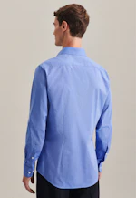 Slim Business Hemd Uni in Mittelblau |  Seidensticker Onlineshop