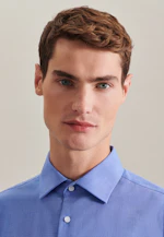 Slim Business Hemd Uni in Mittelblau |  Seidensticker Onlineshop