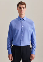 Slim Business Hemd Uni in Mittelblau |  Seidensticker Onlineshop