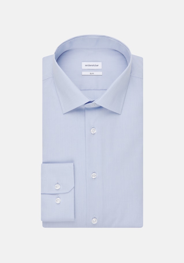 Slim Chemise d'affaires Uni in Bleu Clair | Seidensticker Onlineshop