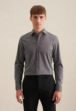 Slim Business shirt Uni in Grey |  Seidensticker Onlineshop