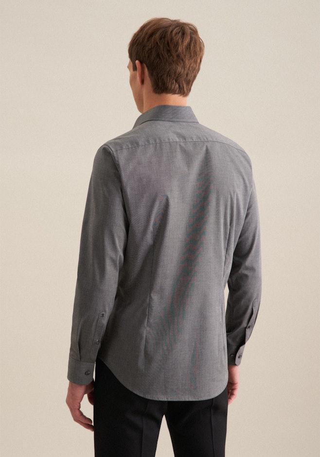 Slim Business Hemd Uni in Grau | Seidensticker Onlineshop