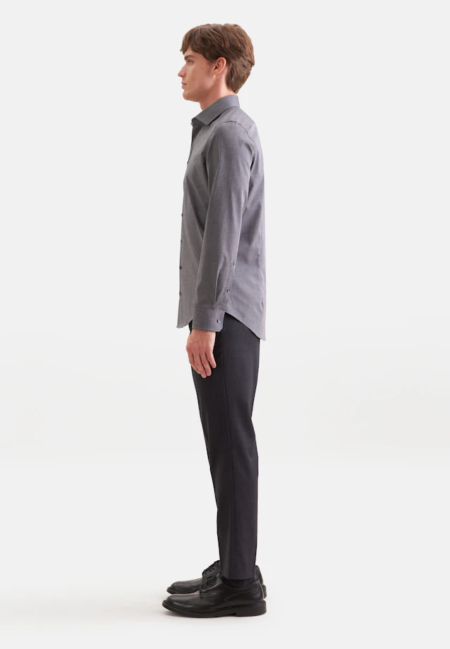 Slim Business shirt Uni in Grey |  Seidensticker Onlineshop