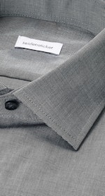 Slim Business Hemd Uni in Grau |  Seidensticker Onlineshop