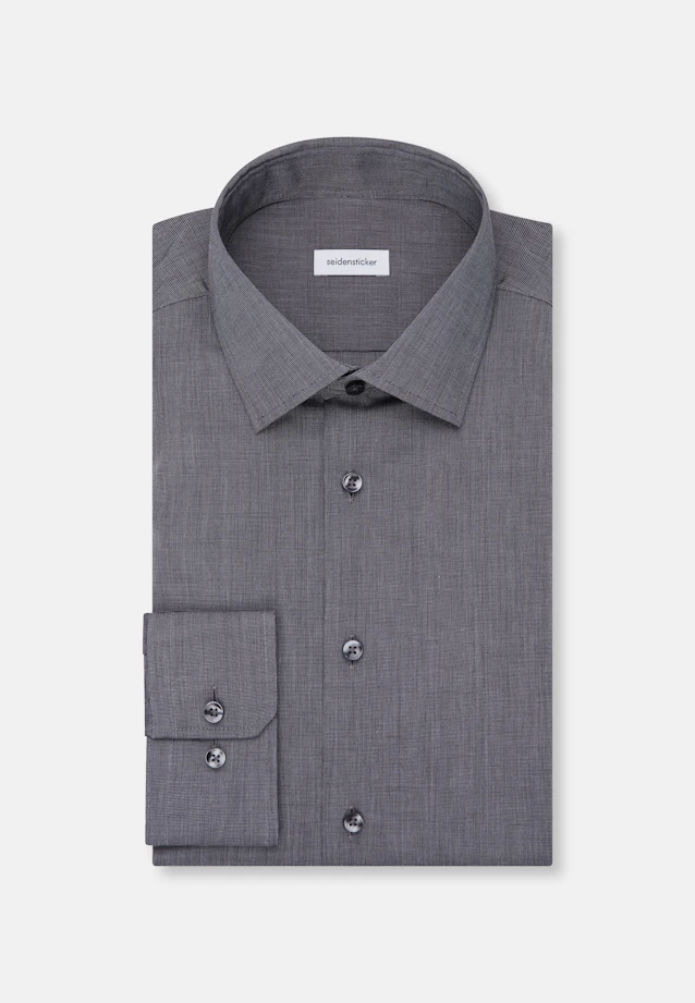 Slim Business shirt Uni in Grey |  Seidensticker Onlineshop