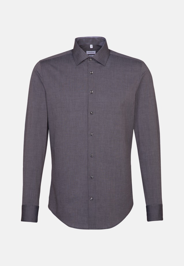 Slim Business Hemd Uni in Grau |  Seidensticker Onlineshop