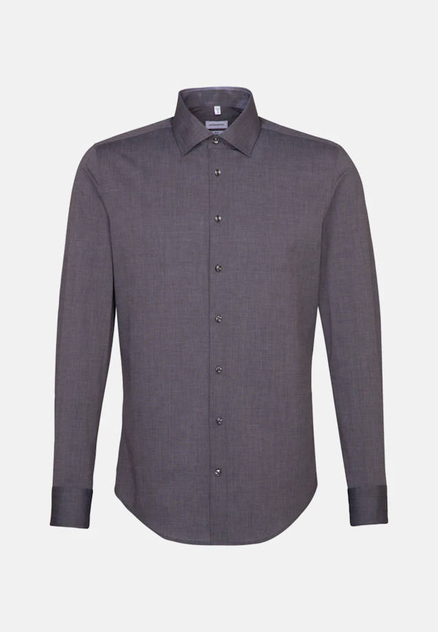 Slim Business shirt Uni in Grey |  Seidensticker Onlineshop