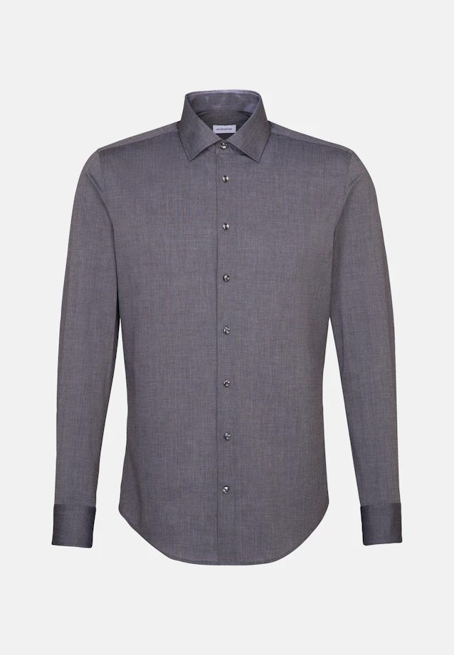 Slim Business shirt Uni in Grey |  Seidensticker Onlineshop