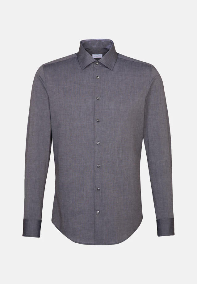 Slim Business shirt Uni in Grey |  Seidensticker Onlineshop