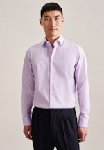 Slim Business Hemd Uni in Lila |  Seidensticker Onlineshop