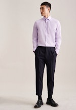 Slim Business Hemd Uni in Lila |  Seidensticker Onlineshop