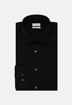 Chemise Business Shaped Popeline Col Kent in Noir |  Seidensticker Onlineshop