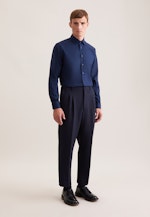 Shaped Business Hemd Uni in Dunkelblau |  Seidensticker Onlineshop