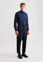 Shaped Business shirt Uni in Dark Blue |  Seidensticker Onlineshop