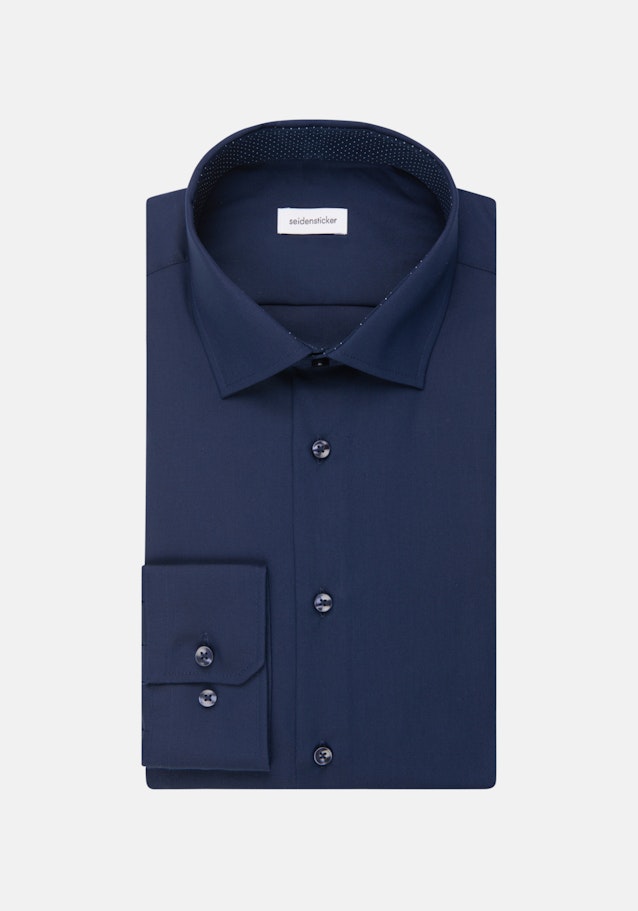 Shaped Chemise d'affaires Uni in Bleu Foncé | Seidensticker Onlineshop