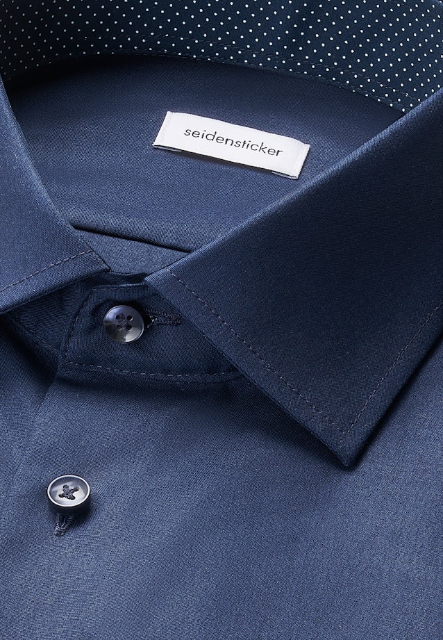 Shaped Business Hemd Uni in Dunkelblau |  Seidensticker Onlineshop