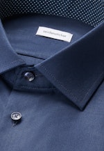 Shaped Business Hemd Uni in Dunkelblau |  Seidensticker Onlineshop