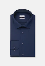 Shaped Business shirt Uni in Dark Blue |  Seidensticker Onlineshop