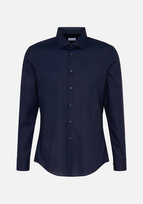 Shaped Chemise d'affaires Uni in Bleu Foncé | Seidensticker Onlineshop