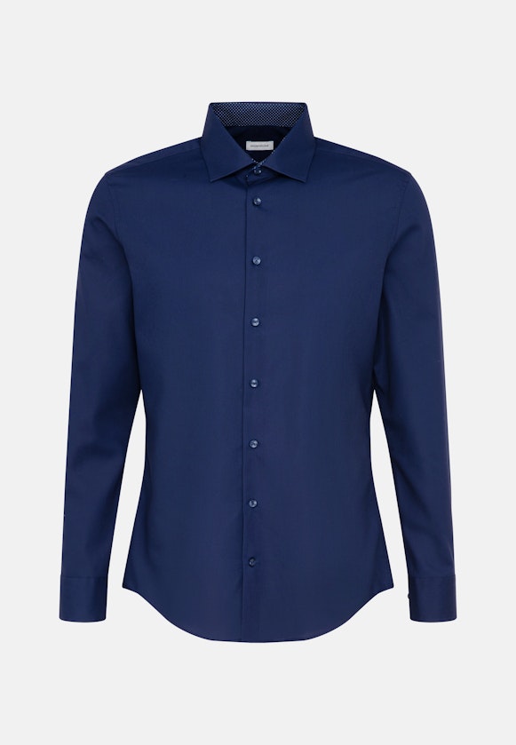 Shaped Chemise d'affaires Uni in Bleu Foncé |  Seidensticker Onlineshop