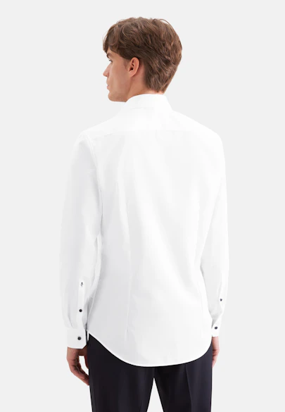 Shaped Business shirt Uni in White |  Seidensticker Onlineshop