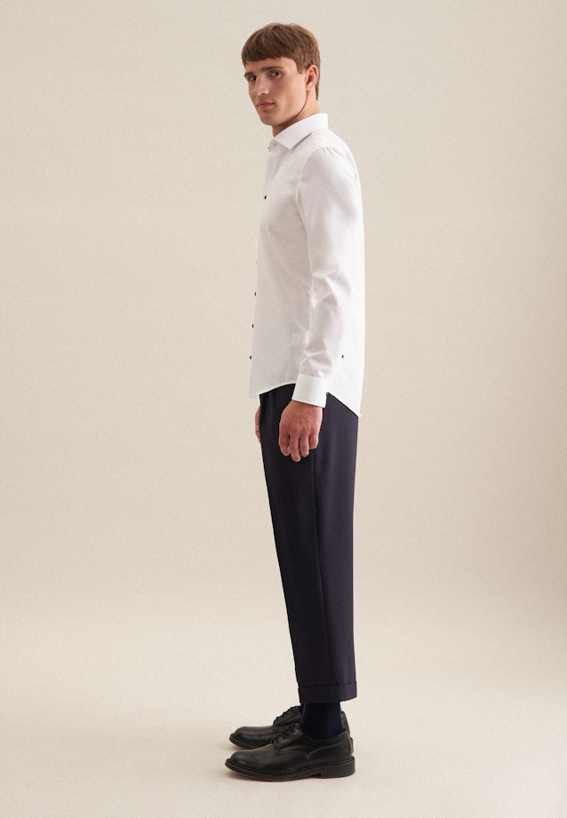 Shaped Chemise d'affaires Uni in Blanc |  Seidensticker Onlineshop